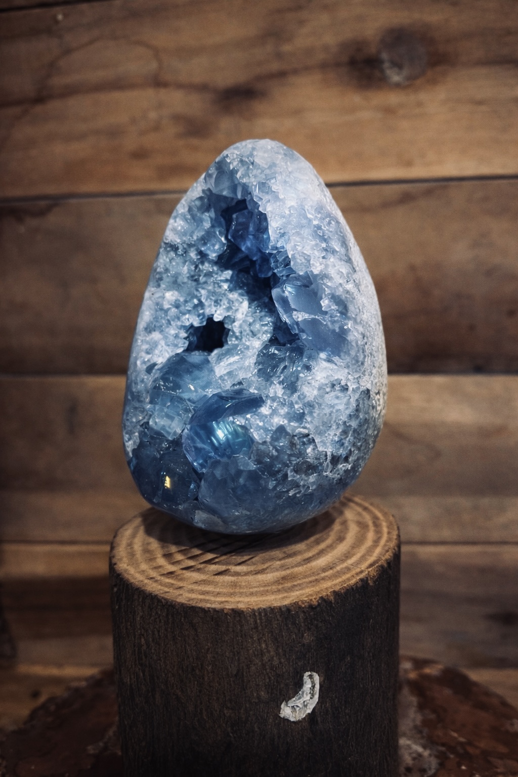 Géode oeuf de Célestite