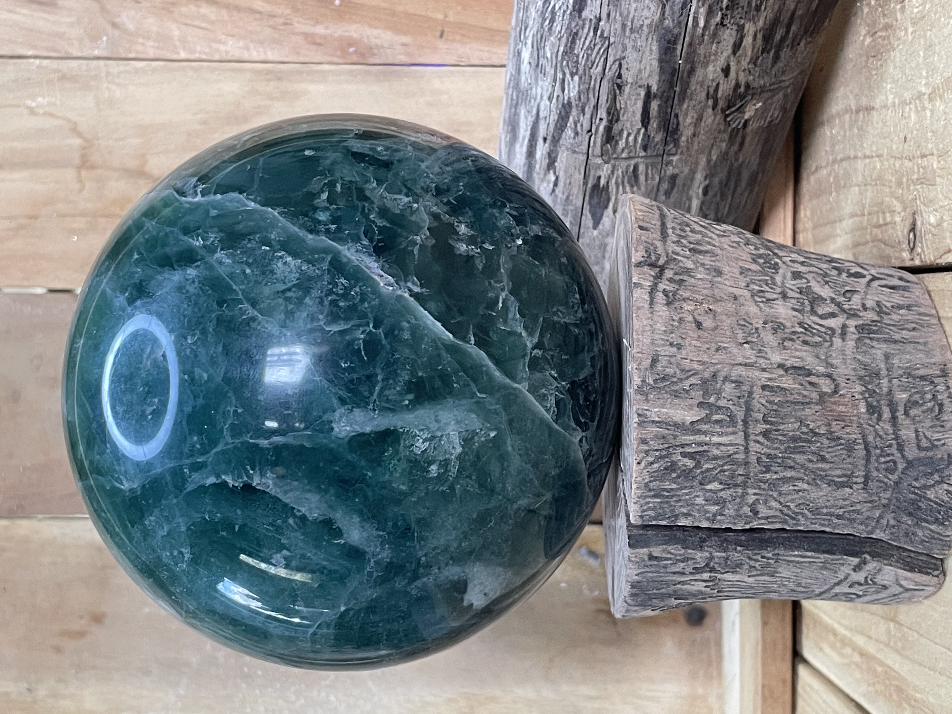 Sphère de Fluorite Verte