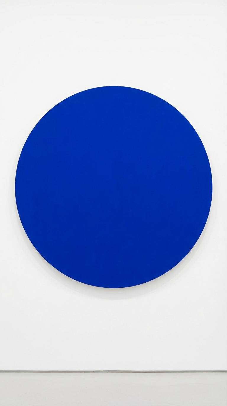 Blue Circle Wall Art