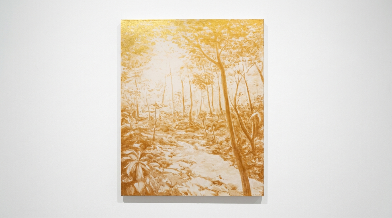 Golden Forest Canvas