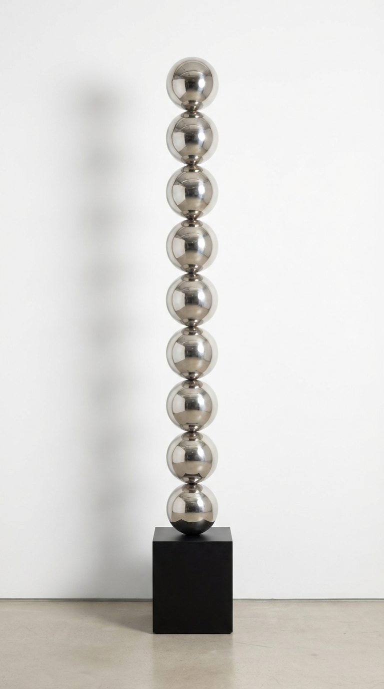 Stainless Steel Sphere Sculpture