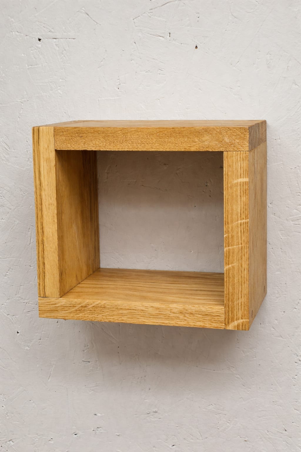 Solid Oak Cube Shelves Set | Handmade Wooden Wall Decor, Modern Storage