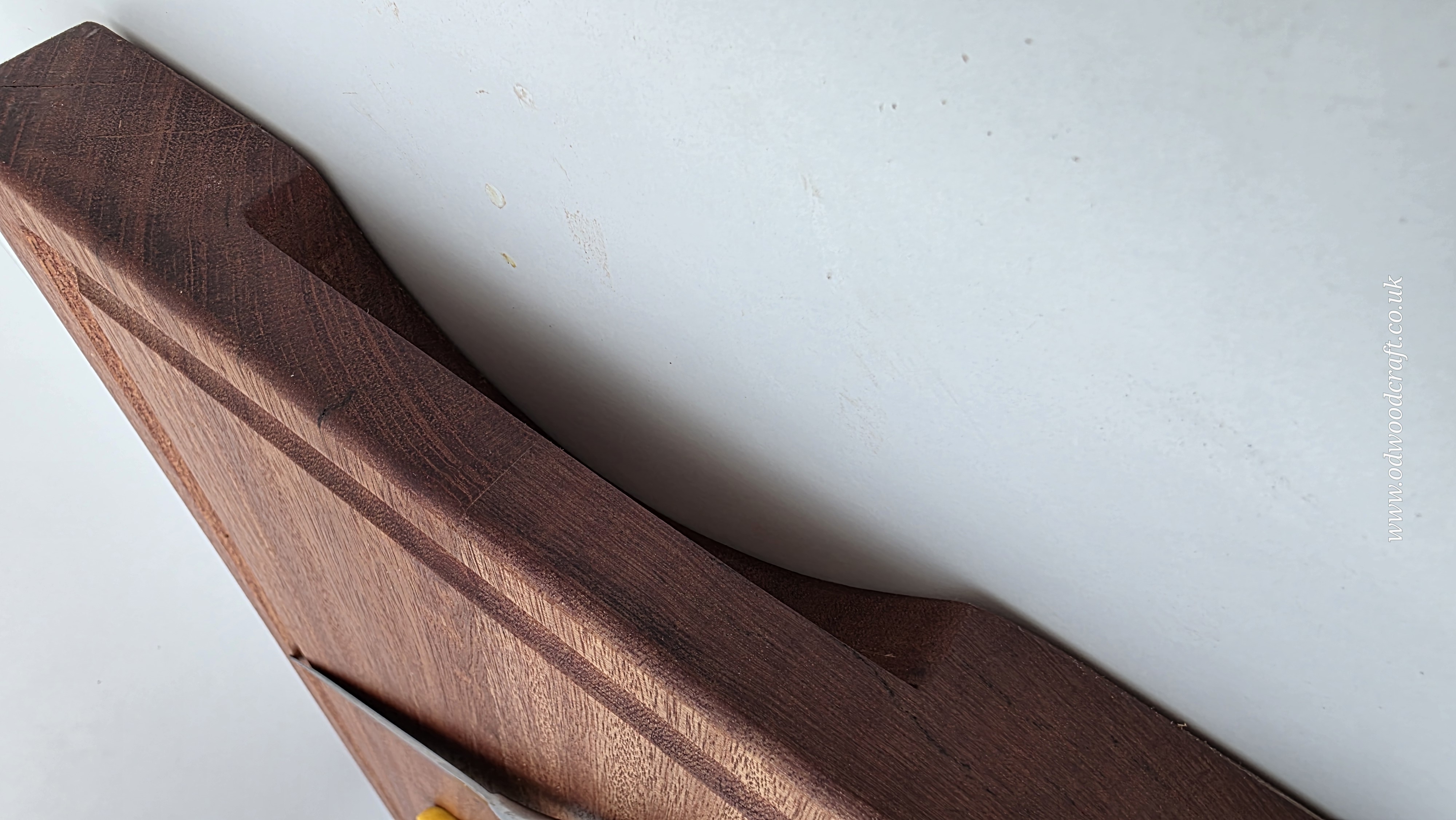 Handmade Solid Meranti Chopping Board with Juice Groove & Finger Grooves made to order 