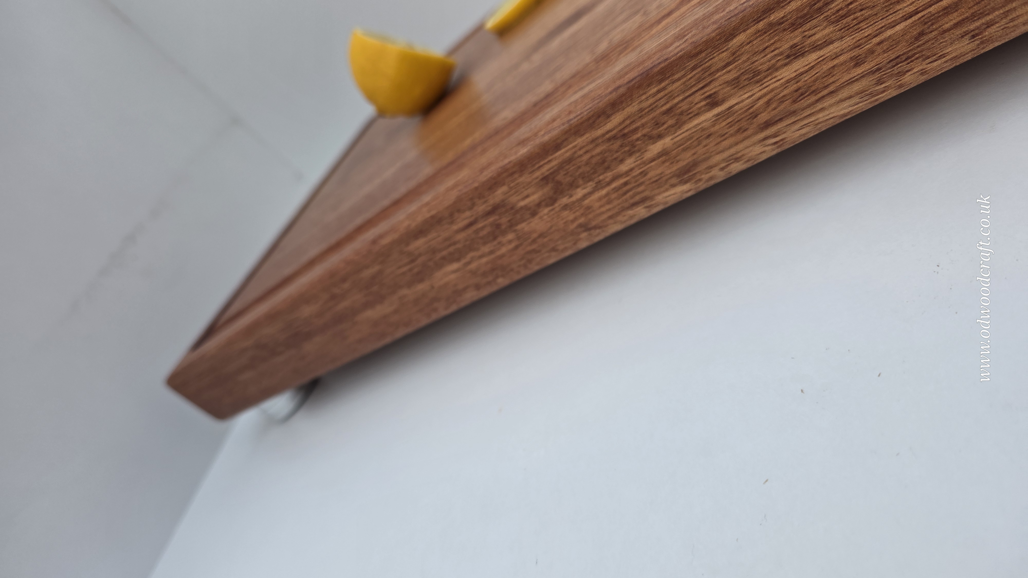 Handmade Solid Meranti Chopping Board with Juice Groove, Finger Grooves & Non-Slip Feet Made to order