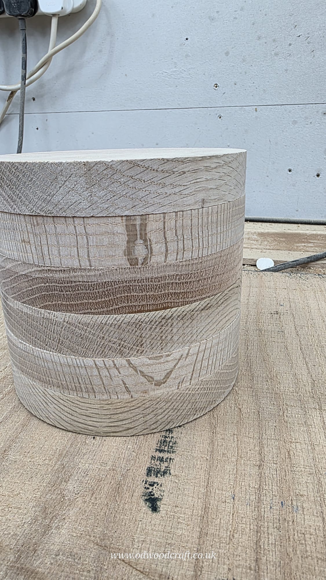 Round Oak Craft Blanks 145mm x 22mm | Bulk