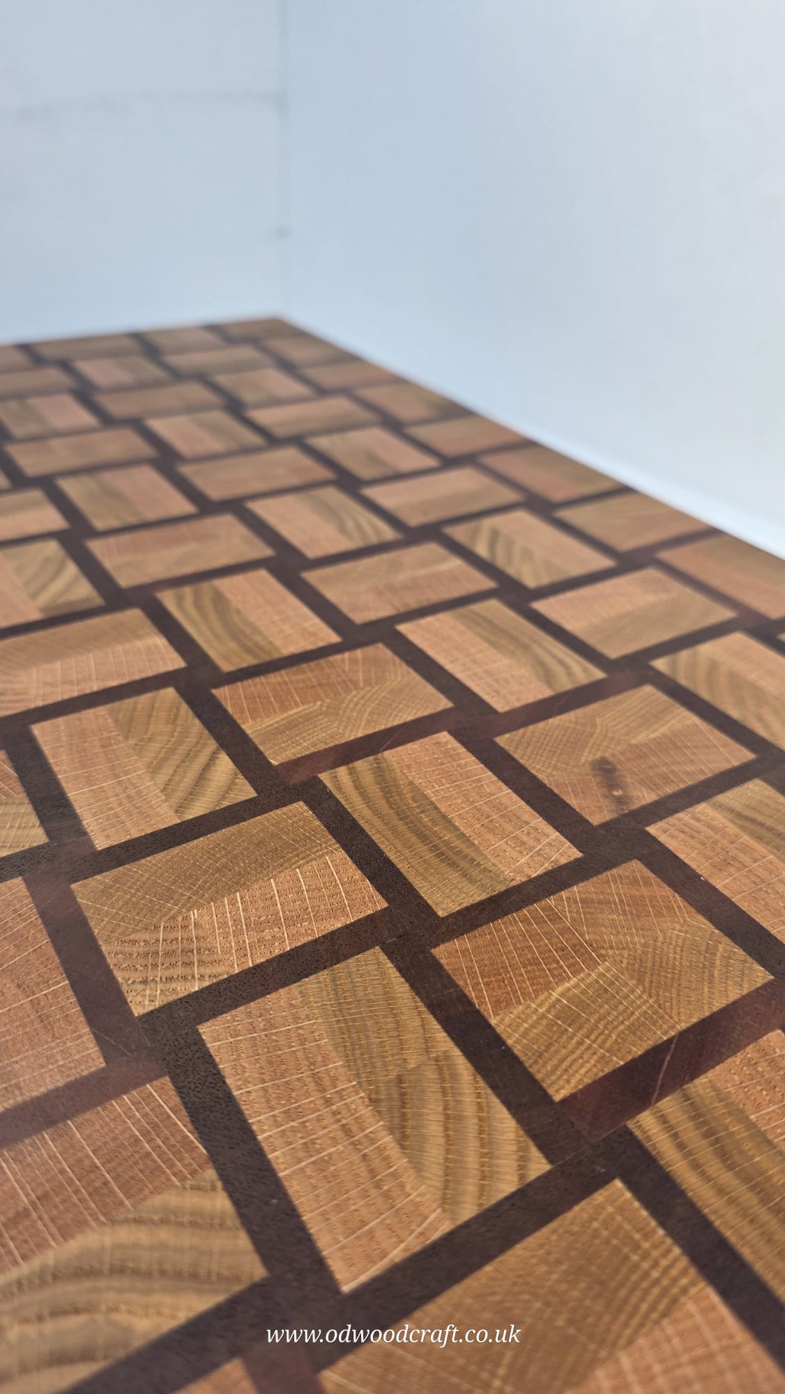 Made to Order Basket Weave End Grain Chopping Board 