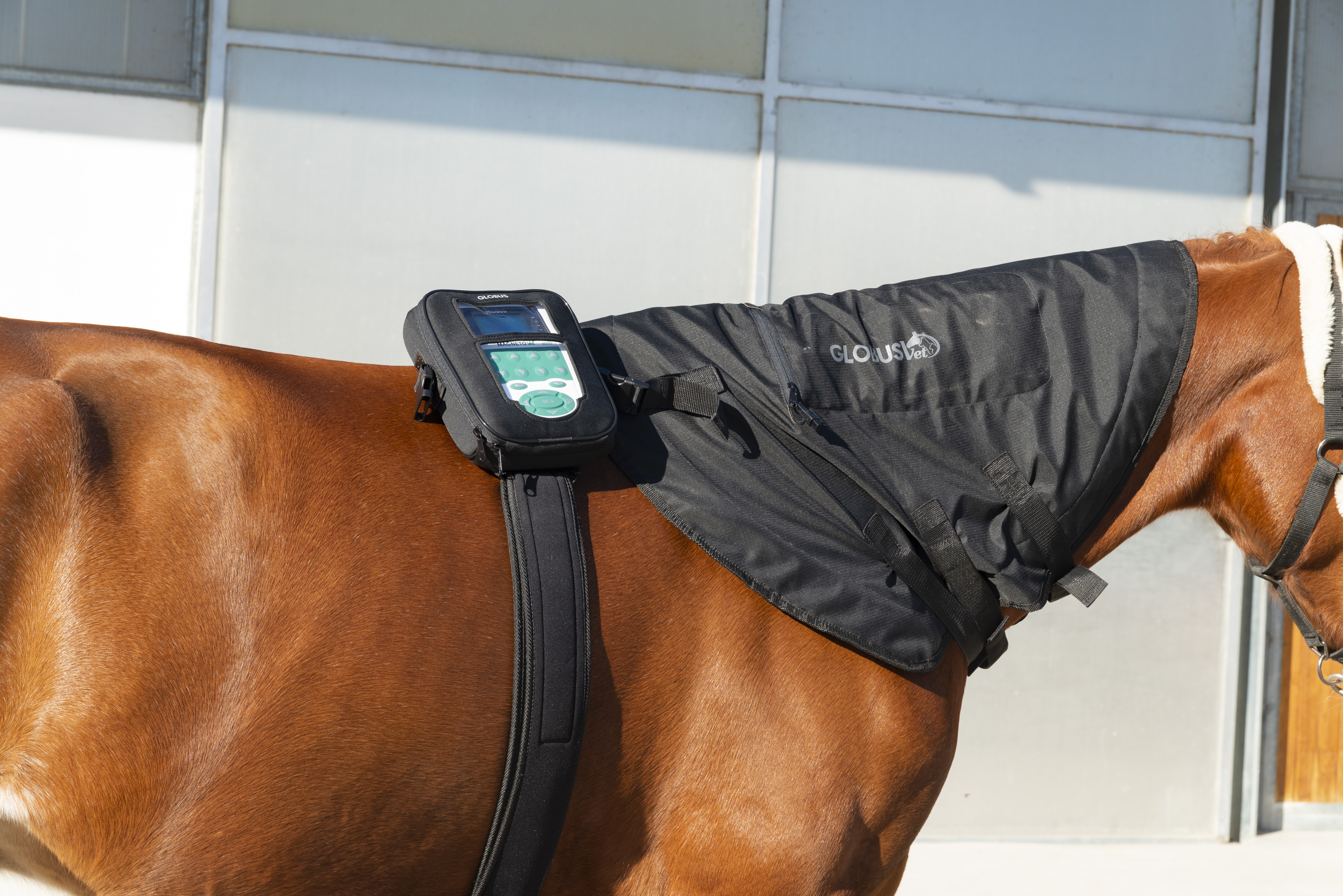 Therapeutic neck warmer with solenoids