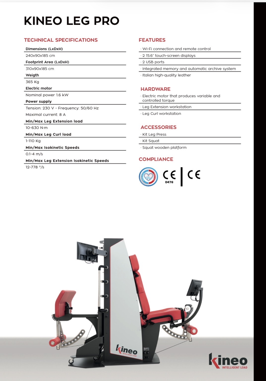 kineo leg pro