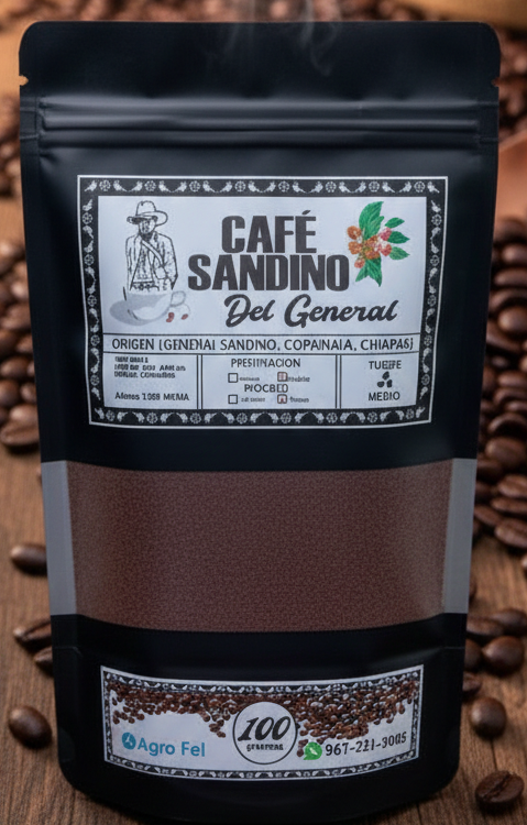 Café Sandino Del General (Para Cafetera) Especialidad HONEY 1kg