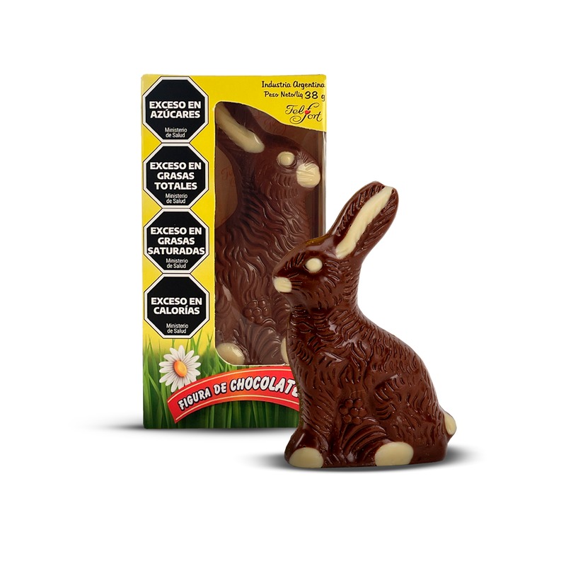 Conejo de chocolate  con leche 38gr. Felfort