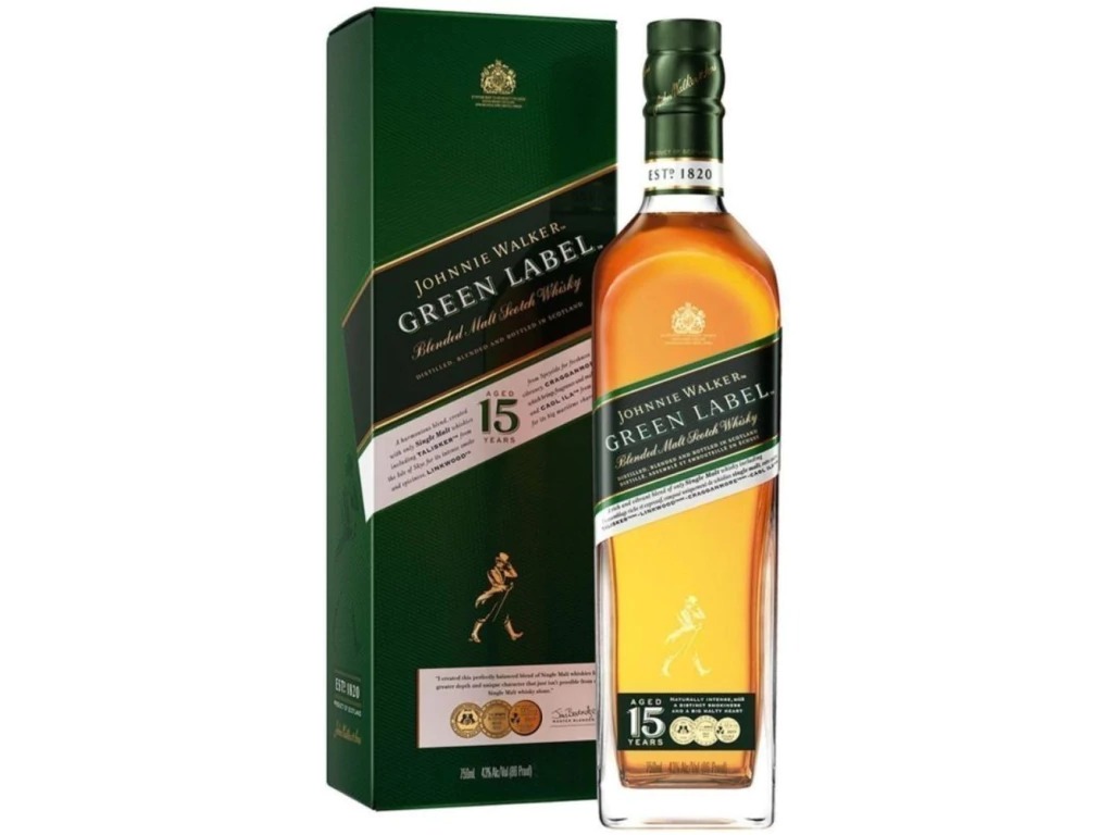 Johnnie Walker Green Label 15 Years Estuche 750ml