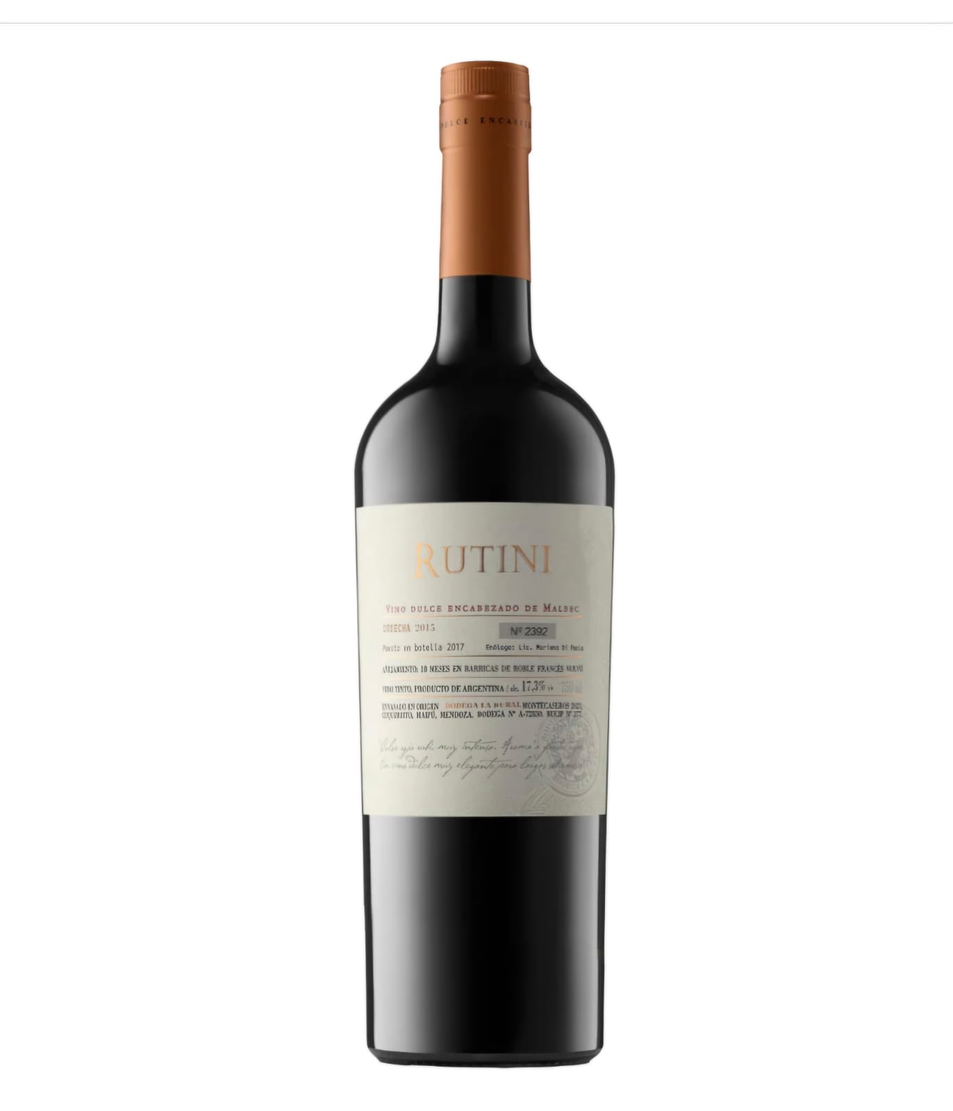 Rutini Encabezado de Malbec 750ml