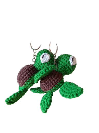 Llaveros Tortuga Tejidos