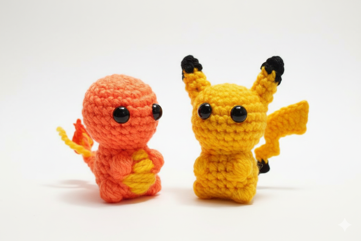 Llavero Amigurumi Pokémon