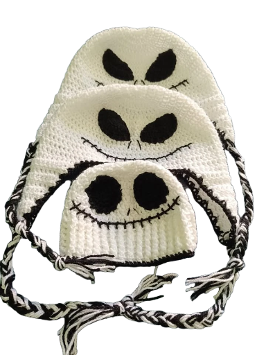 Gorro Jack Skellington Tejidos