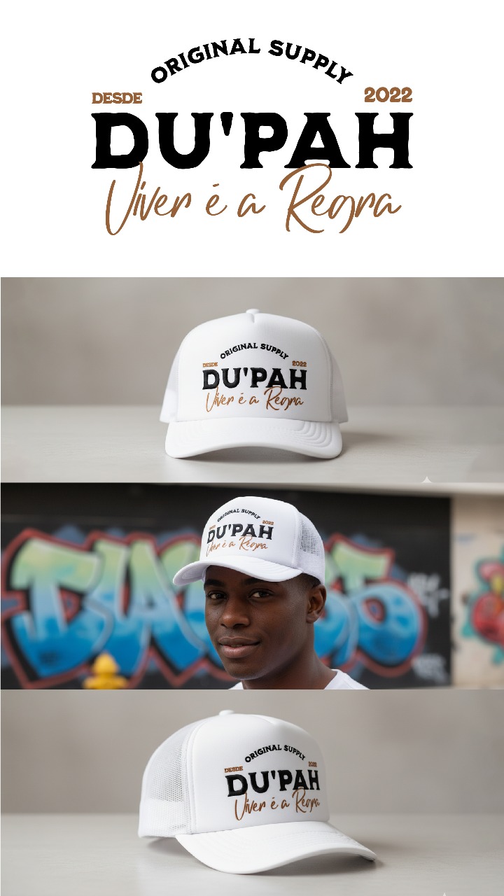 Boné Du'Pah Old White