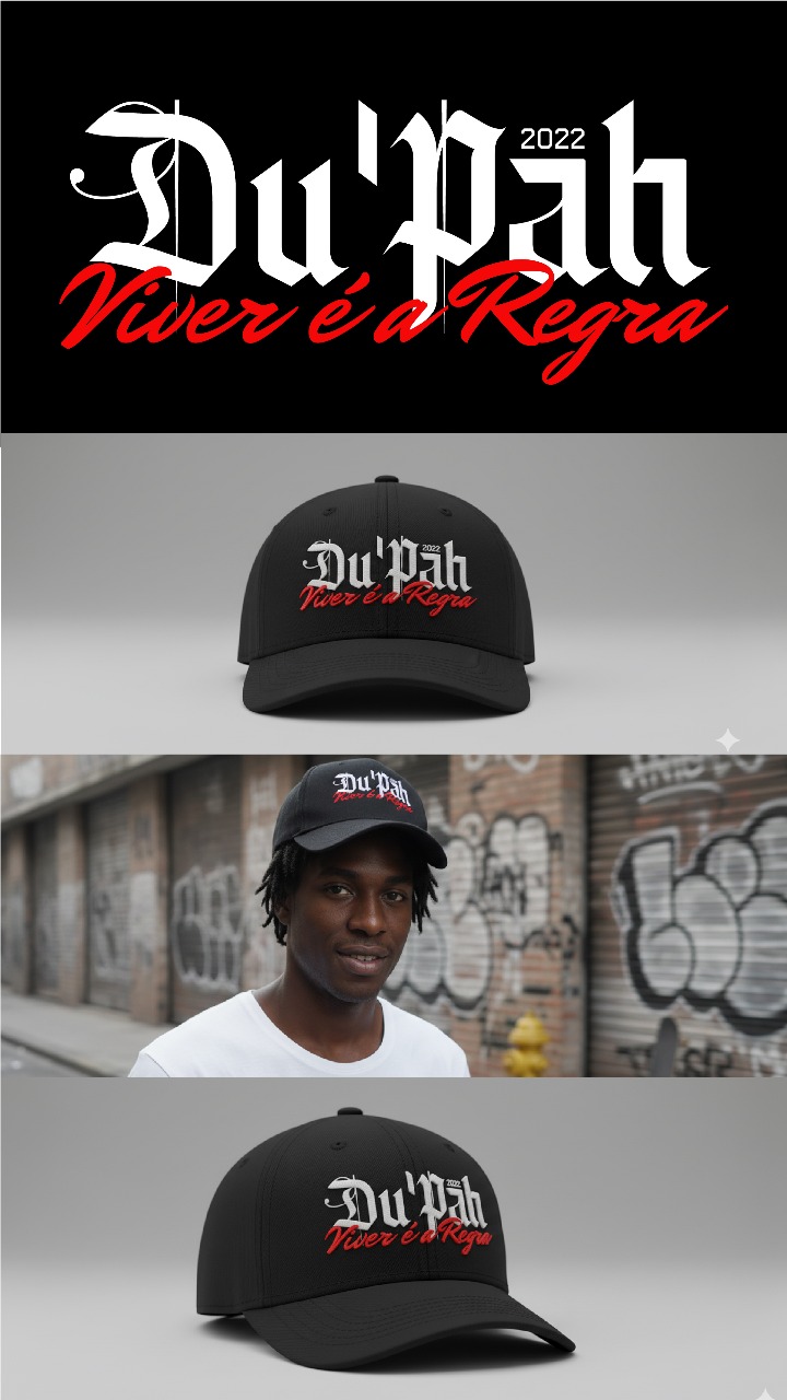 Boné Du'Pah Black Old School