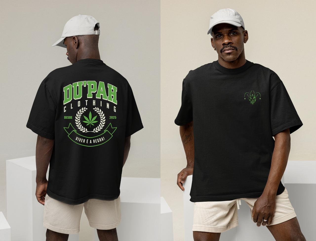 Camiseta Oversized Du'Pah Clothing Collegiate