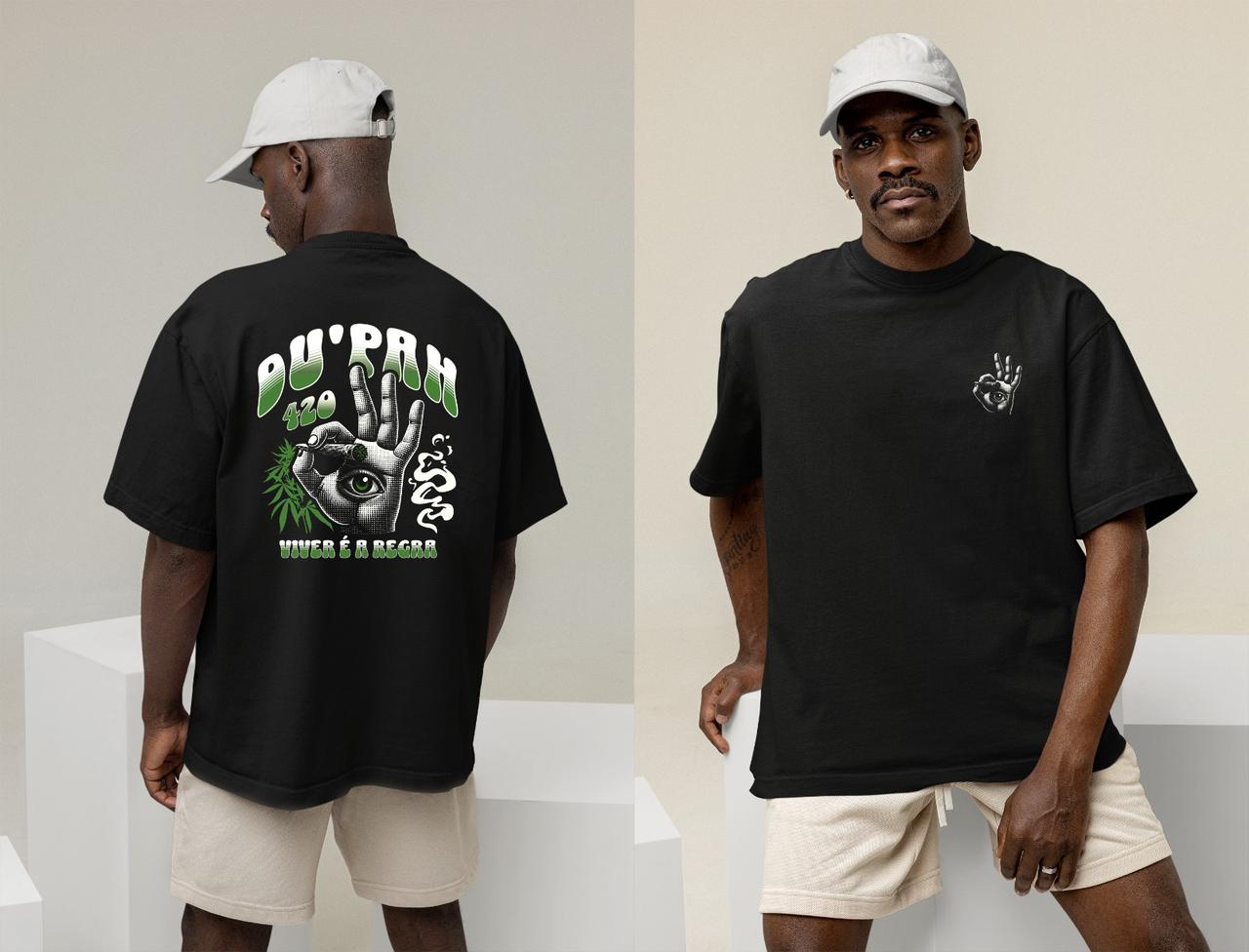 Camiseta Oversized Du Pah 420 Edition