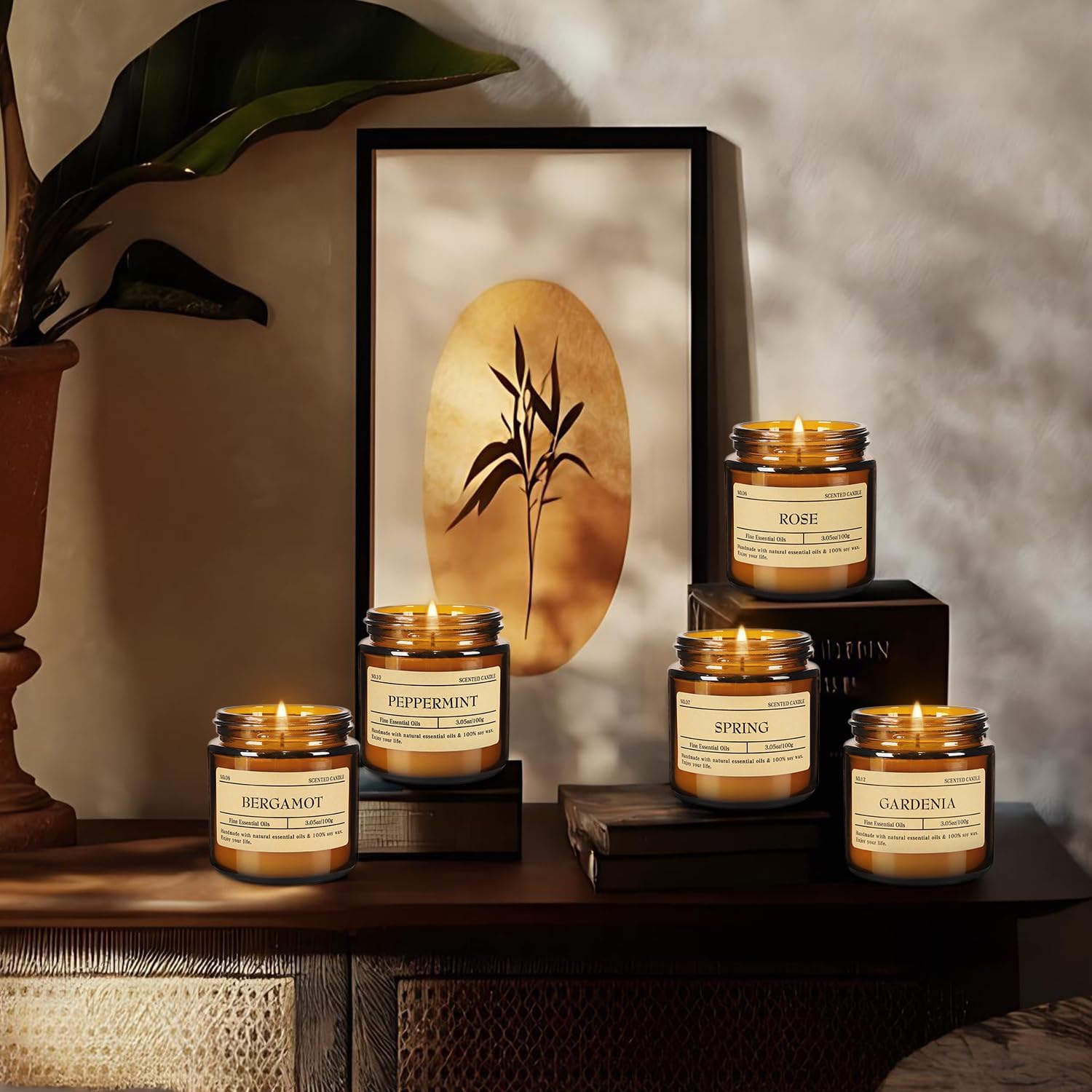 Scented Candle for Stress Relief