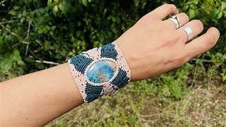 Brazalete Mar con piedra