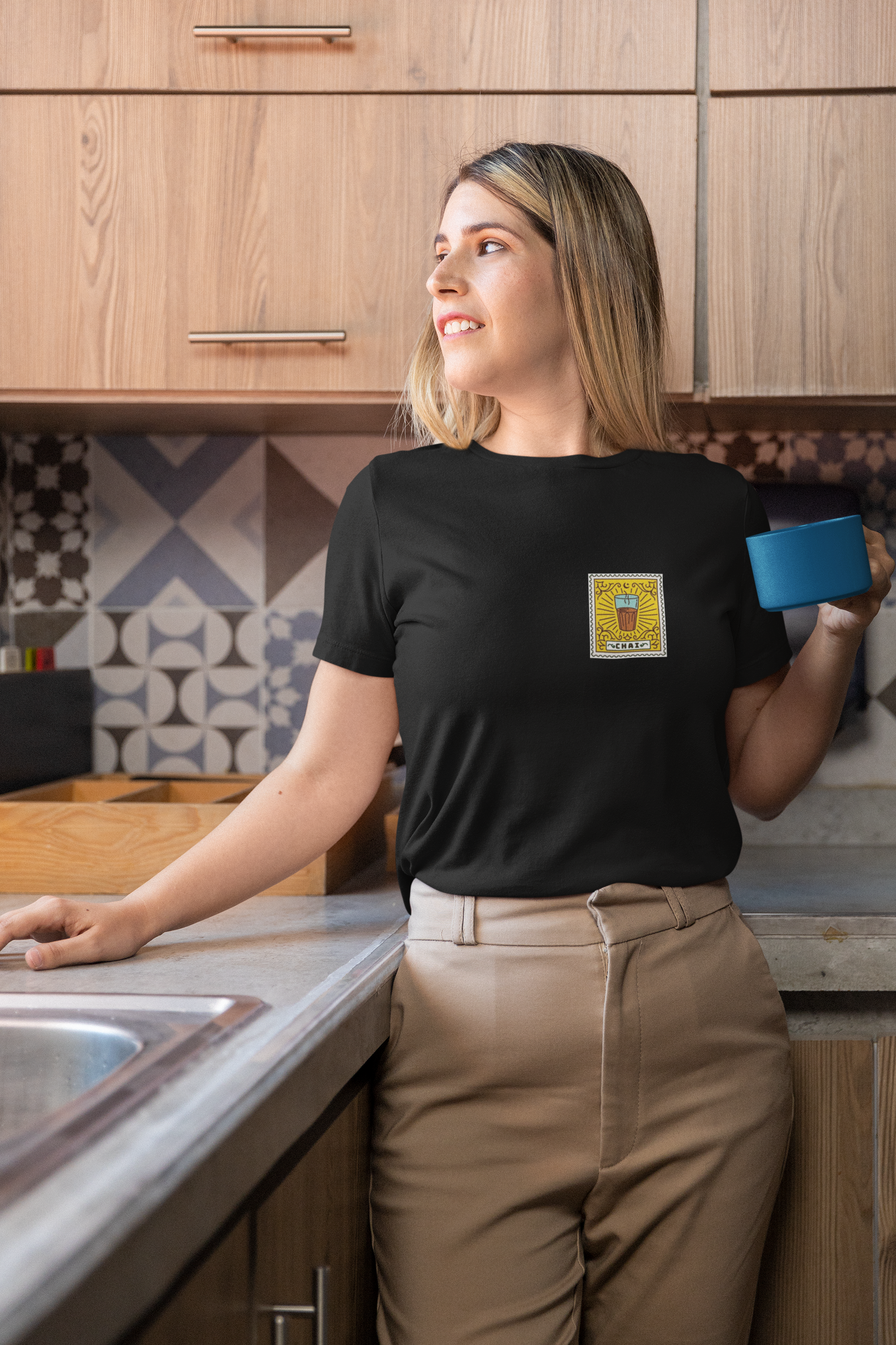 Chai Stamp Pocket Tee