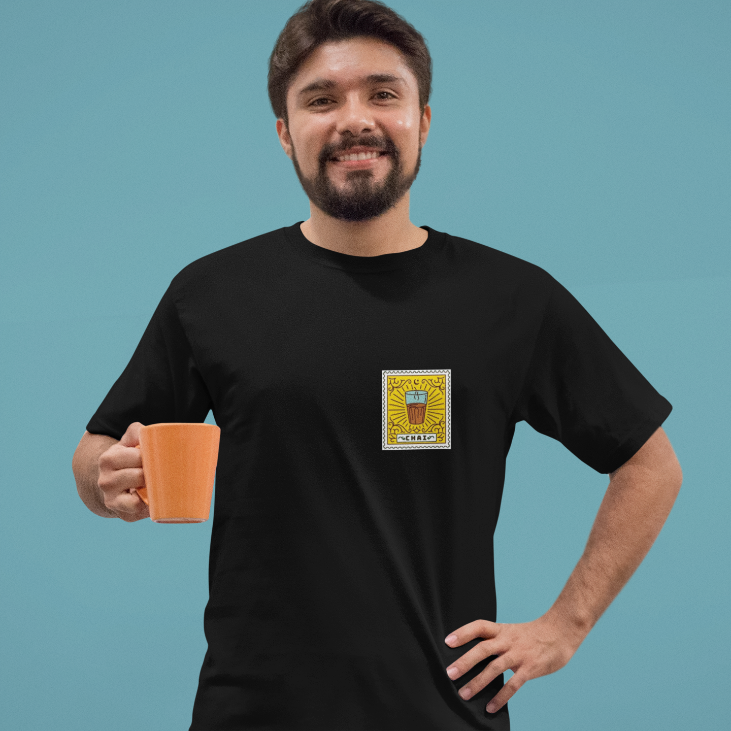 Chai Stamp Pocket Tee