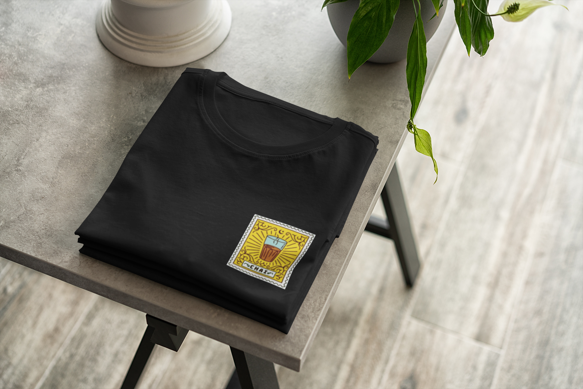 Chai Stamp Pocket Tee