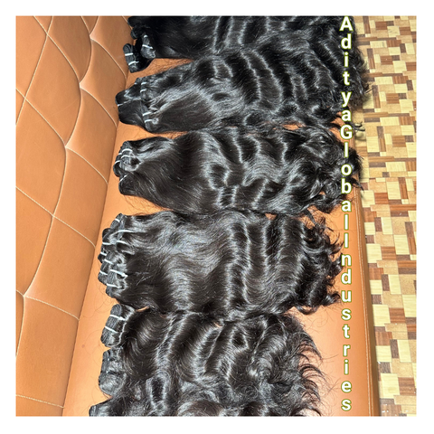 Single Donor Natural Wave Cuticles Aligned Hair Extensions
