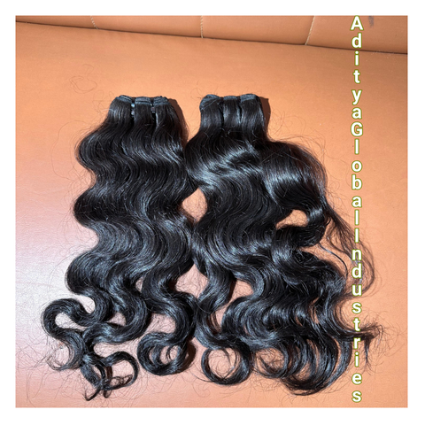 Raw Natural Wavy Hair Extensions