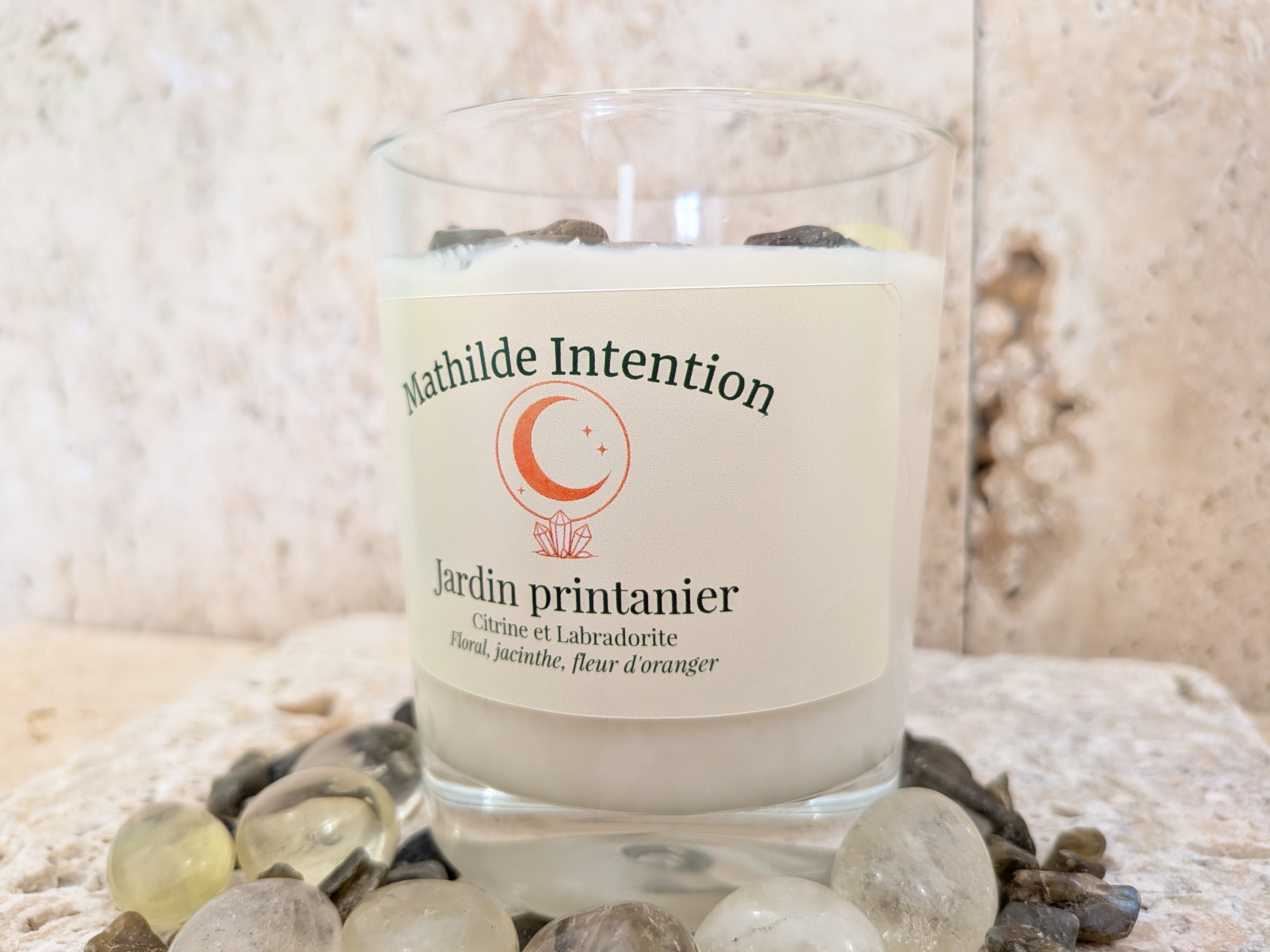 Jardin printanier -  bougie d'intention