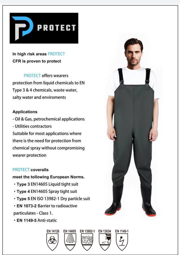 chemical protective bib overall (Model / CLC 05 )