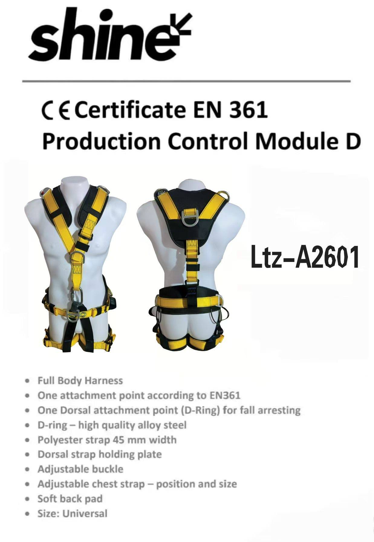 Shine Safety harness (Model / fh 04)