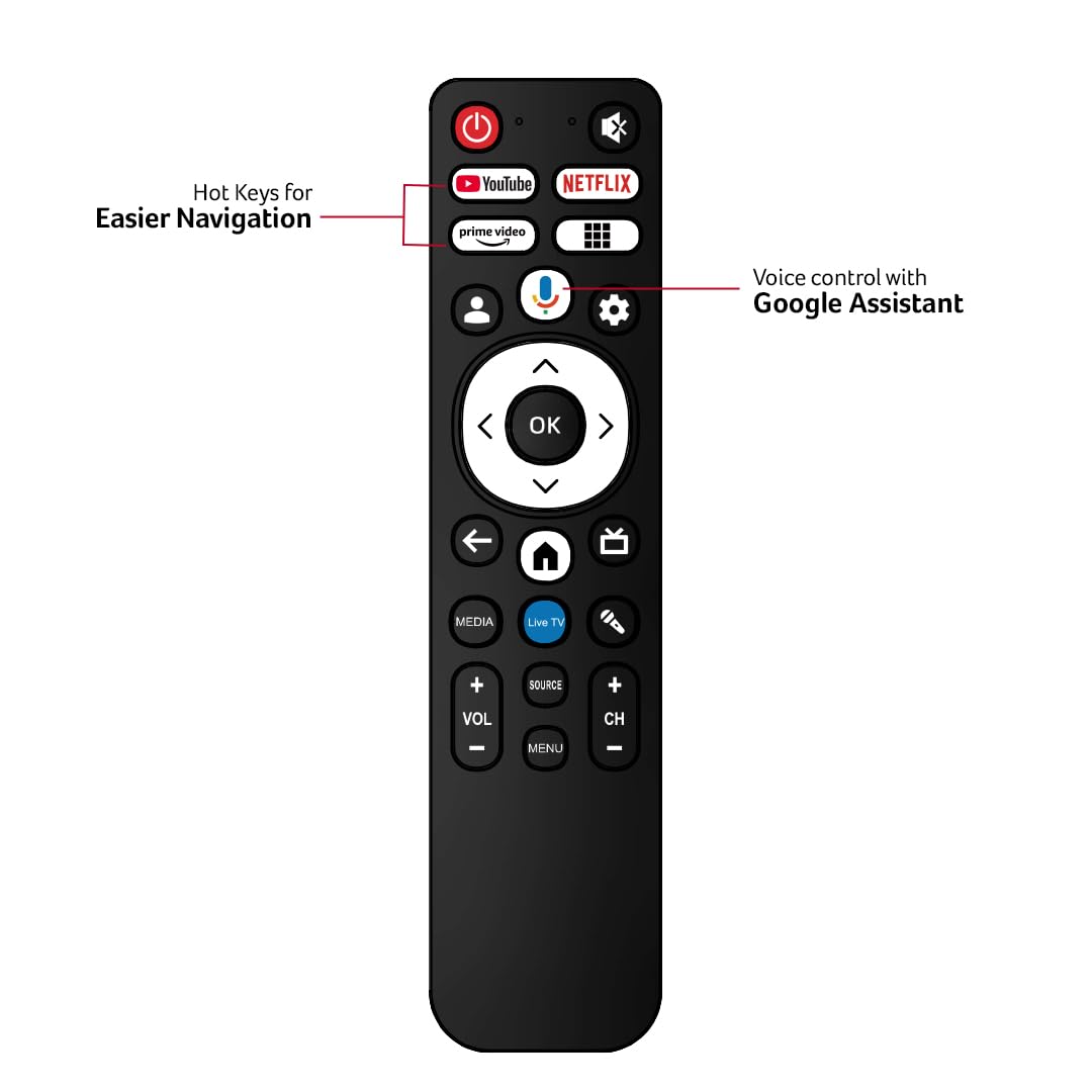 Acerpure 139 cm (55 inch) Elevate Neo Series 4K Ultra HD QLED Smart Android 14 TV GTV AP55UG75PELN5