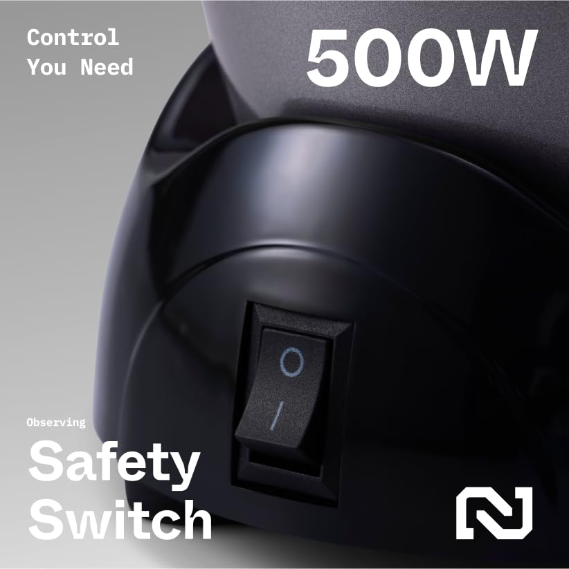 NutriPro Juicer Mixer Grinder - Smoothie Maker - 500 Watts (2 Jars & 1 Blade, Silver) - 2 Year Warranty