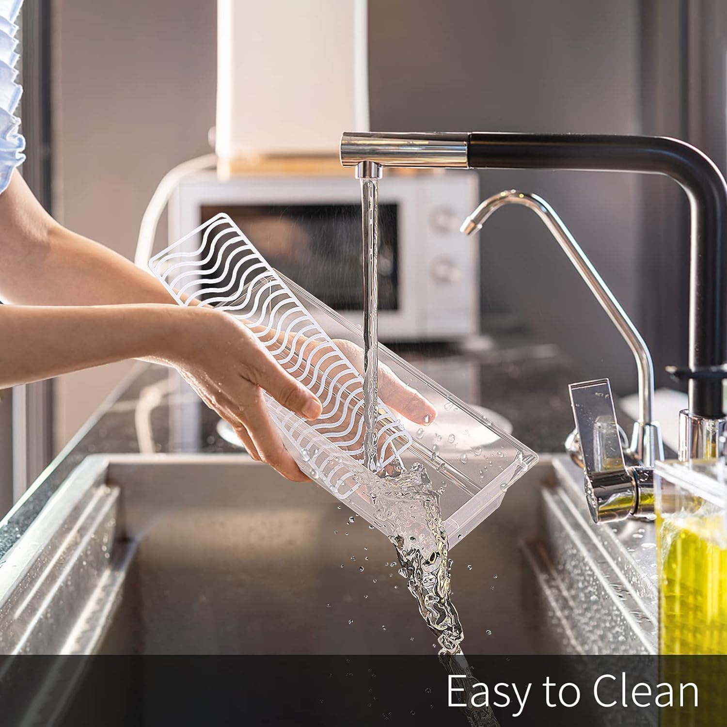 Fridge Storage Boxes (Pack of 6), Fridge Organizer With Removable Drain Plate, Fridge Storage Containers 1500 ML, Keeps Fruits, Vegetables Fresh Longer