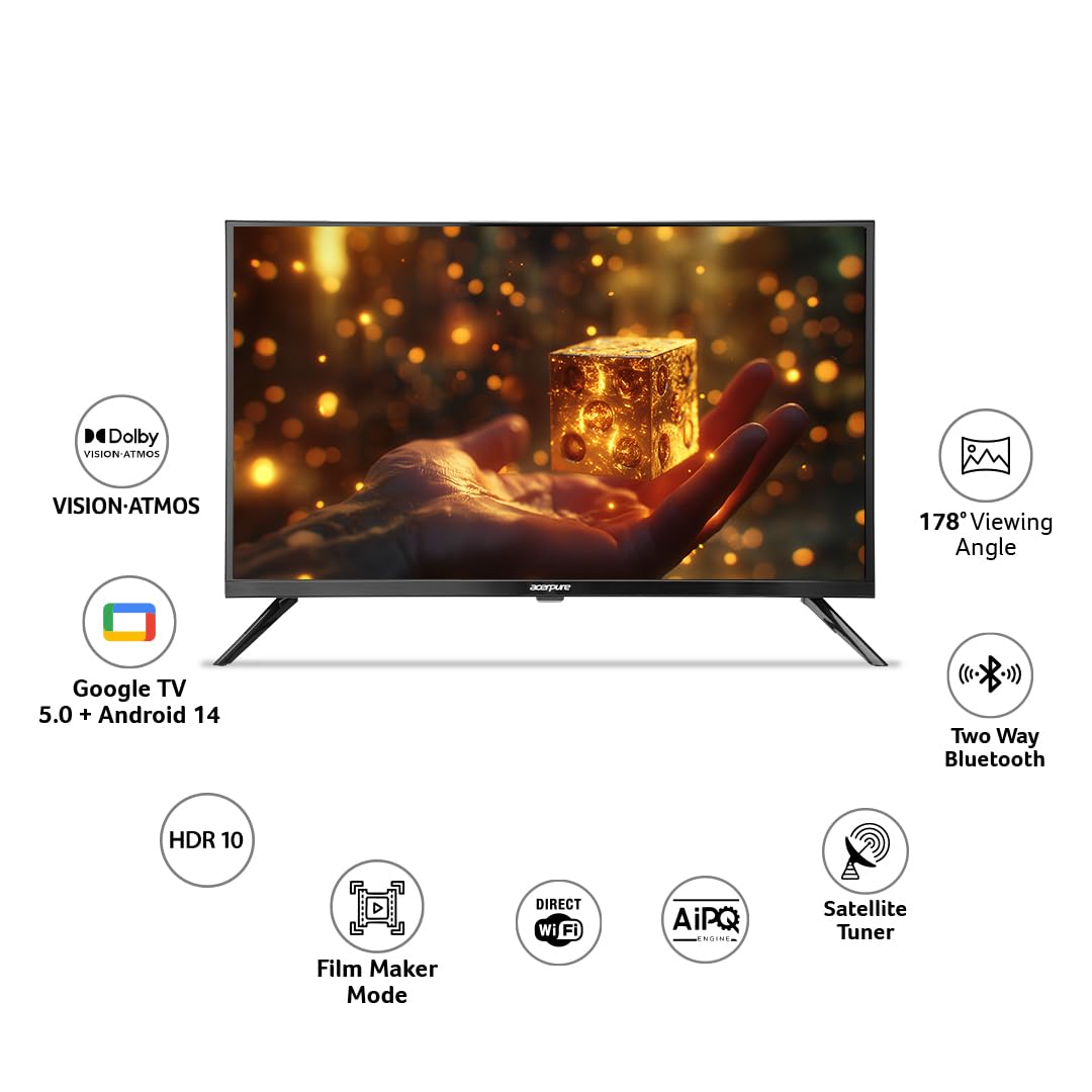 Acerpure 139 cm (55 inch) Elevate Neo Series 4K Ultra HD QLED Smart Android 14 TV GTV AP55UG75PELN5
