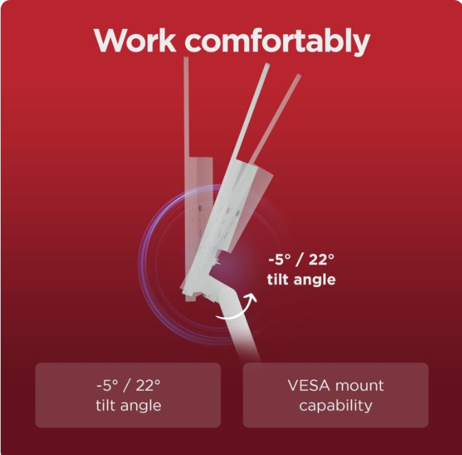 Lenovo L27-4C | 27″ (68.58cm) FHD IPS 144Hz Ultraslim Monitor | 1ms, 2x3W Speakers, AMD FreeSync, 99% sRGB, 2X HDMI 1.4, 1x VGA| Tilt | Grey | 67DEKAC1IN