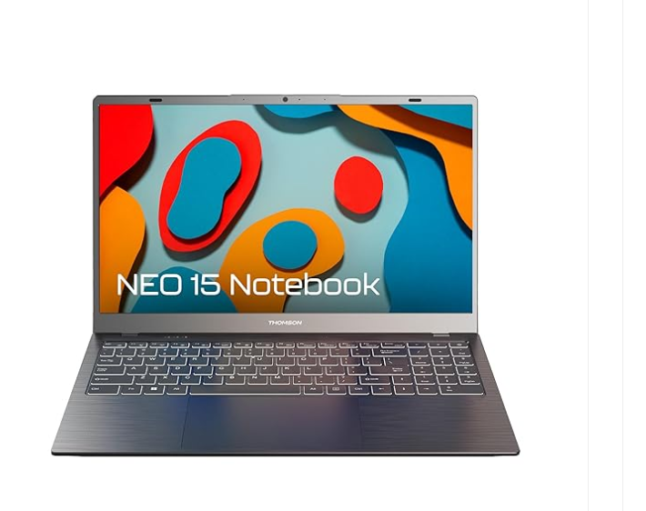 Thomson 15.6 Inch In-N15I Windows 11, Intel Corei3 12Th Gen 1215U (8GB DDR / 512GB SSD/Backlight Keyboard) Window 11 (Stylish, 1.65Kg, Ultra Performance/Grey Brush) Notebook