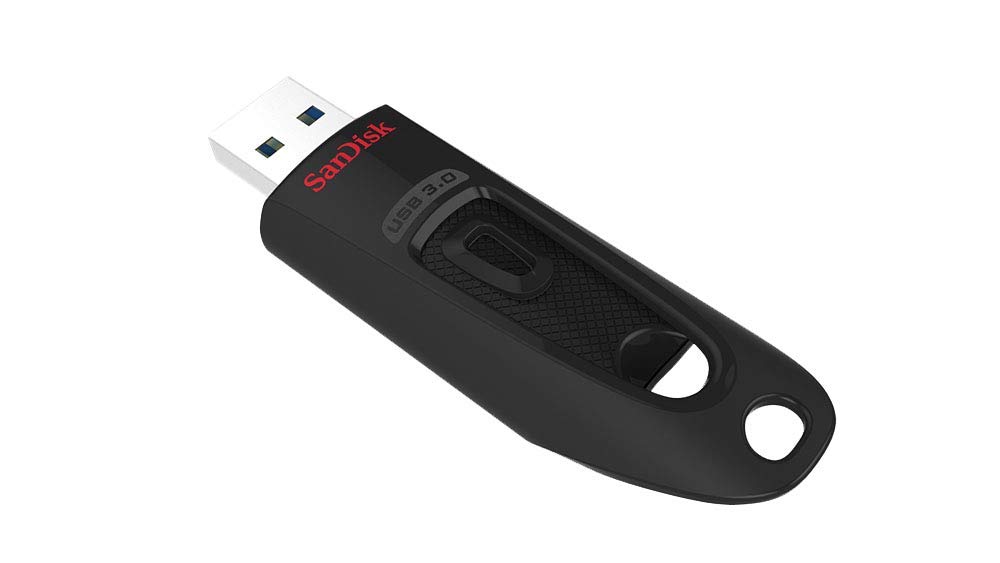 SanDisk Ultra 64GB, USB 3.0, Flash Drive, Upto 130MB/s R, Pendrive, Black, 5Y Warranty (SDCZ48-064G-I35)