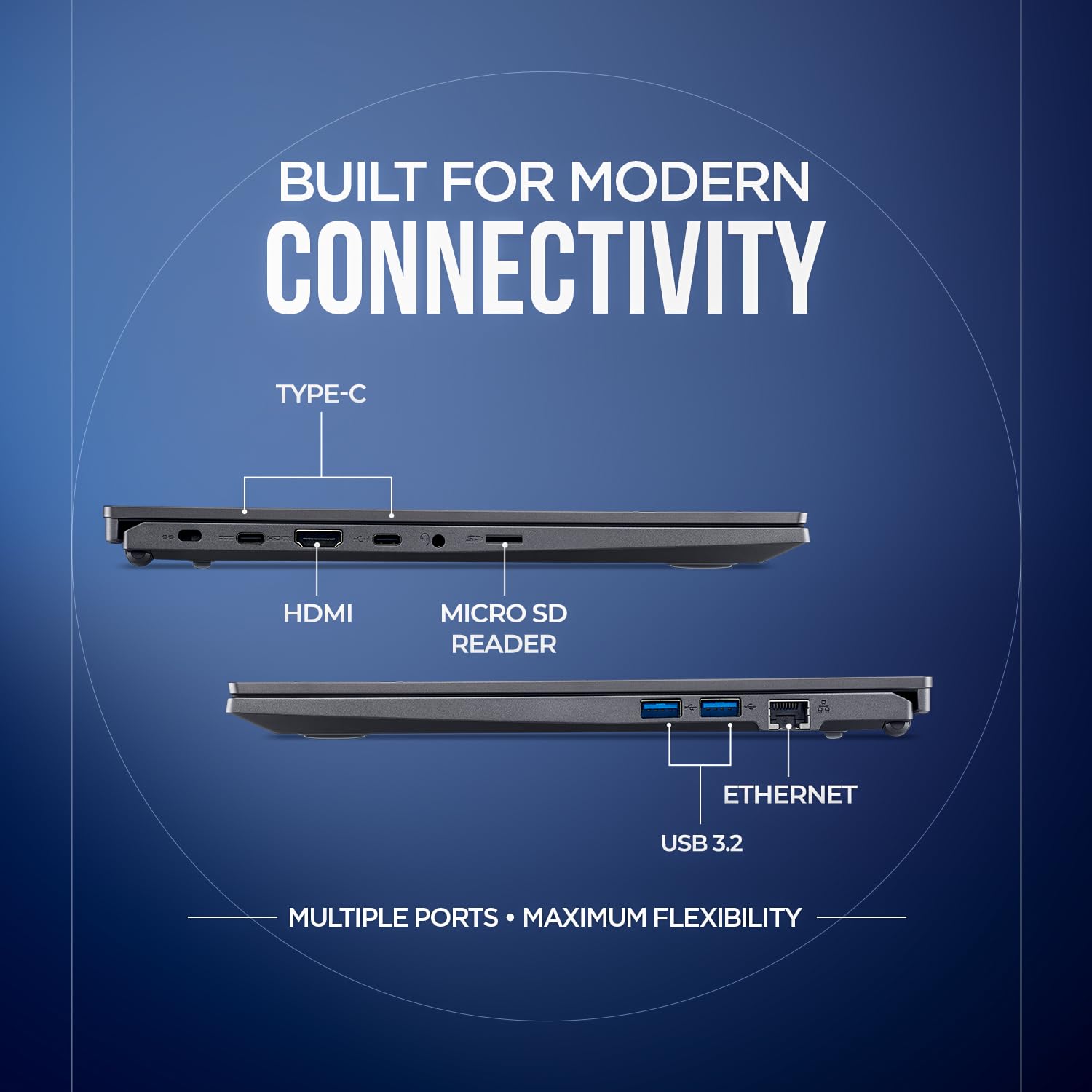 acer AspireGo14, Intel Core Ultra5 125H AI Processor,Office 2024 + M365 Basic, 16 GB RAM, 512 GB SSD, WUXGA IPS, 14.0"/35.56 cm, Win 11 Home, Steel Gray, 1.5 kg, AG14-71M, Backlit KB, Premium Laptop