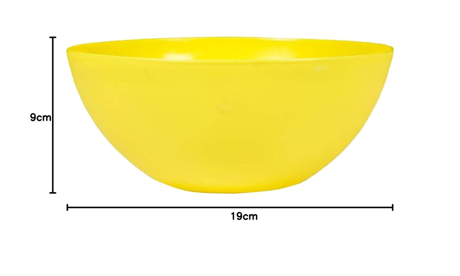 Kuber Industries Modular Plastic Solid Mixing Bowl|Unbreakable Mixing Bowls|Microwave & Dishwasher Safe|Size 19 x 19 x 9 CM|Pack of 3, Capicity 1500 Ml (Multicolour)