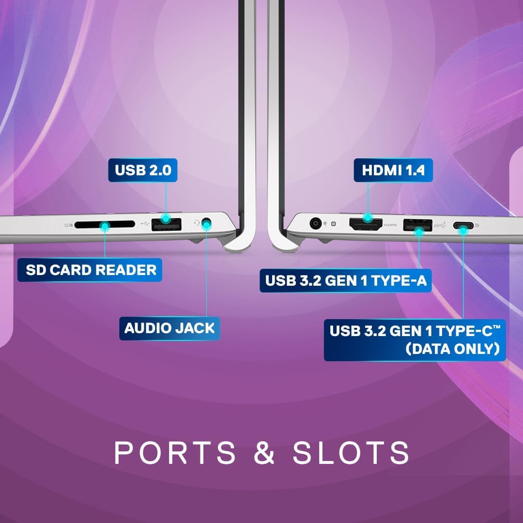 Dell 15, 13th Gen Intel Core i5-1334U (16GB RAM, 1TB SSD) FHD, Anti-Glare 15.6"/39.62cm, Windows 11, Microsoft Office Home 2024, Silver, 1.62kg, 12 Month McAfee, Thin & Light, Backlit Keyboard Laptop