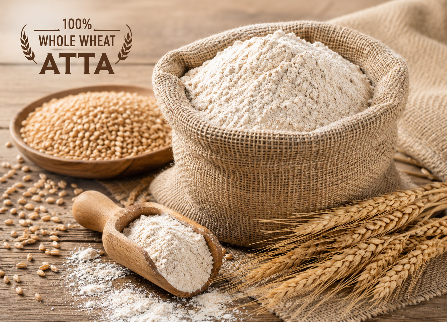 100% Whole Wheat Atta_5Kg