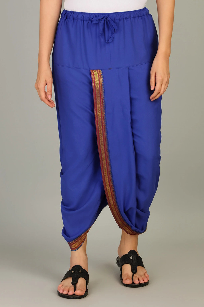 Blue Dhoti Pants
