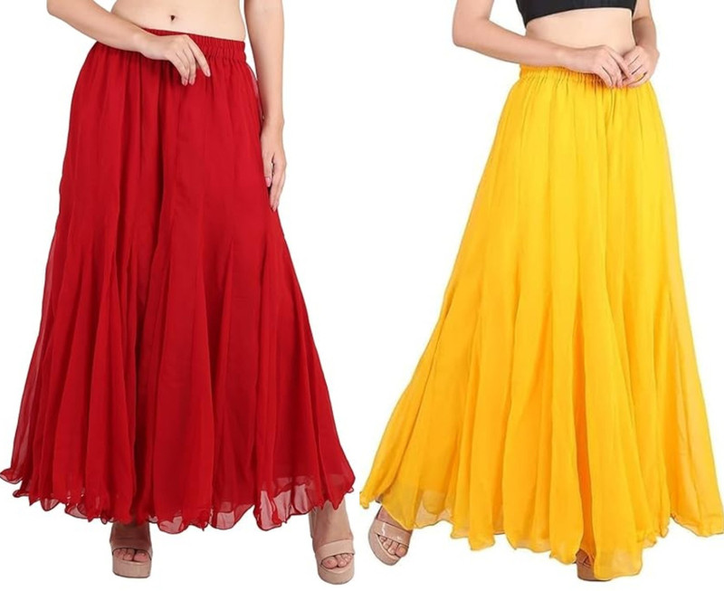 Women’s Flared Maxi Skirt Combo