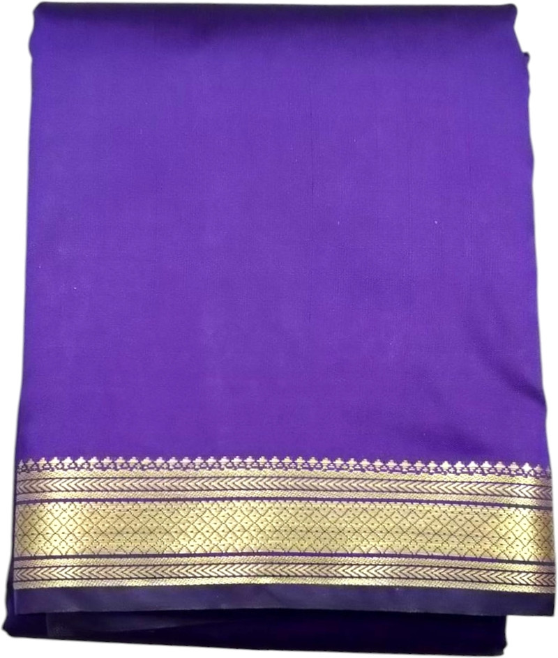 Royal Purple Cotton Saree