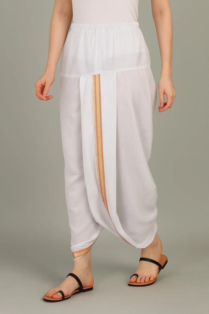 White Dhoti Pants