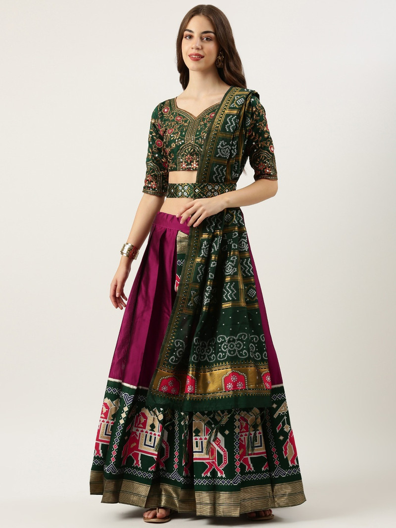 Embroidered Traditional Lehenga Set