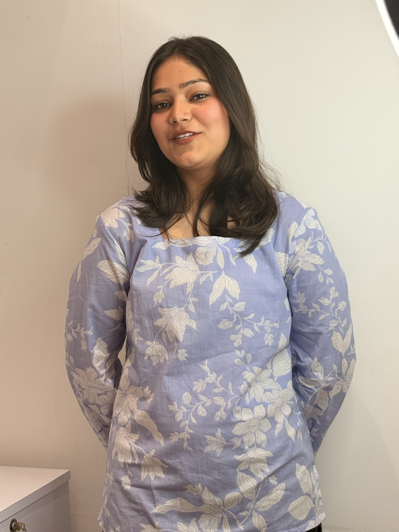 Floral Print Cotton Kurti